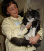 Anthonia with Maria, her owner